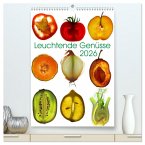 Leuchtende Genüsse (hochwertiger Premium Wandkalender 2026 DIN A2 hoch), Kunstdruck in Hochglanz Leuchtende Genüsse (hochwertiger Premium Wandkalender 2026 DIN A2 hoch), Kunstdruck in Hochglanz