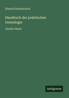 Cover Handbuch der praktischen Genealogie