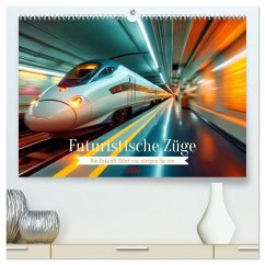 Cover Futuristische Züge (hochwertiger Premium Wandkalender 2026 DIN A2 quer), Kunstdruck in Hochglanz