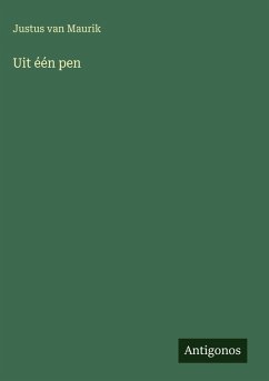 Cover Uit één pen
