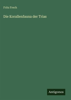 Cover Die Korallenfauna der Trias