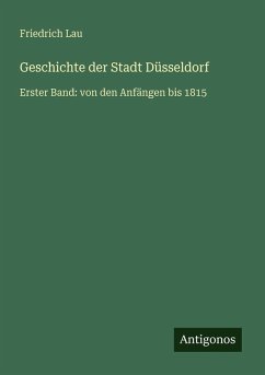 Cover Geschichte der Stadt Düsseldorf