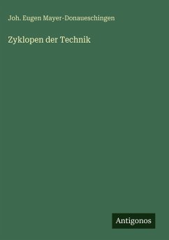 Cover Zyklopen der Technik