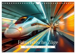 Cover Futuristische Züge (Wandkalender 2026 DIN A4 quer), CALVENDO Monatskalender