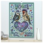 Vögel. Kleine Punks. Großes Herz. (hochwertiger Premium Wandkalender 2026 DIN A2 hoch), Kunstdruck in Hochglanz Vögel. Kleine Punks. Großes Herz. (hochwertiger Premium Wandkalender 2026 DIN A2 hoch), Kunstdruck in Hochglanz