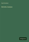 Betriebs-Analyse Betriebs-Analyse