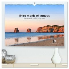 Cover Entre monts et vagues - Une année au Pays Basque (Calendrier mural 2026 DIN A2 vertical) calendrier de bureau