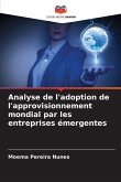 Analyse de l'adoption de l'approvisionnement mondial par les entreprises émergentes