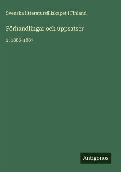 Cover Förhandlingar och uppsatser