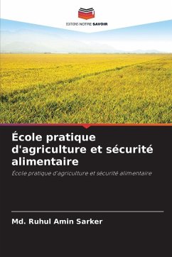 Cover École pratique d'agriculture et sécurité alimentaire