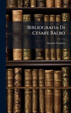 Cover Bibliografia Di Cesare Balbo