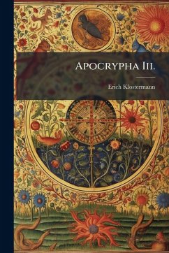 Cover Apocrypha Iii.