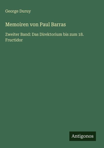 Memoiren von Paul Barras Memoiren von Paul Barras