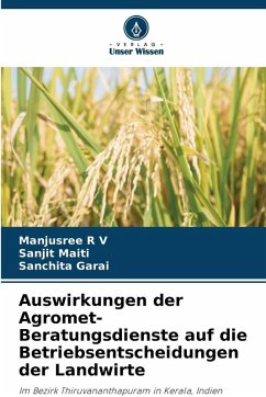 Cover Auswirkungen der Agromet-Beratungsdienste auf die Betriebsentscheidungen der Landwirte