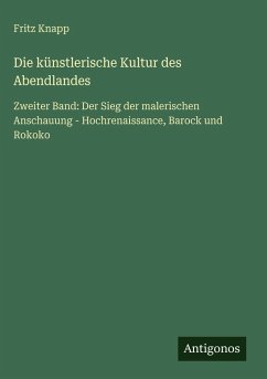 Cover Die künstlerische Kultur des Abendlandes
