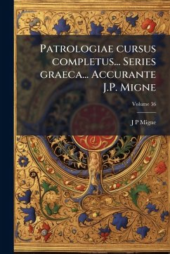Cover Patrologiae cursus completus... Series graeca... Accurante J.P. Migne