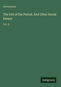 Cover The Girl of the Period. And Other Social Essays