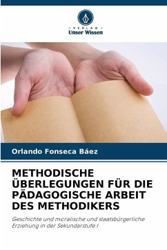 Cover METHODISCHE ÜBERLEGUNGEN FÜR DIE PÄDAGOGISCHE ARBEIT DES METHODIKERS