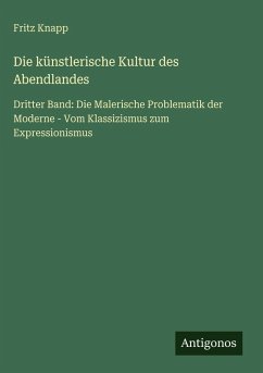 Cover Die künstlerische Kultur des Abendlandes