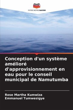 Cover Conception d'un système amélioré d'approvisionnement en eau pour le conseil municipal de Namutumba