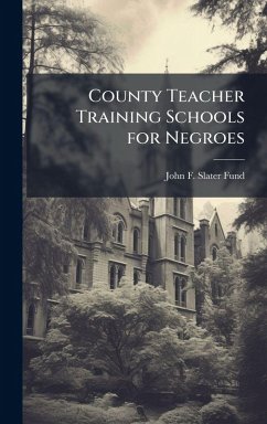 Cover County Teacher Training Schools for Negroes
