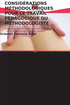 Cover CONSIDÉRATIONS MÉTHODOLOGIQUES POUR LE TRAVAIL PÉDAGOGIQUE DU MÉTHODOLOGISTE
