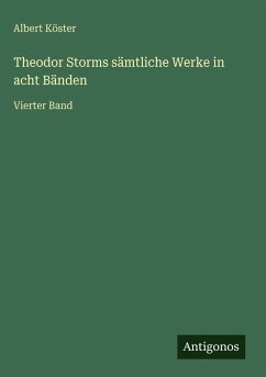 Cover Theodor Storms sämtliche Werke in acht Bänden
