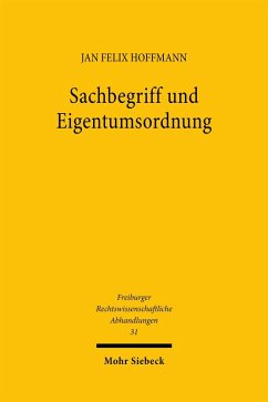 Cover Sachbegriff und Eigentumsordnung