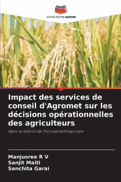 Cover Impact des services de conseil d'Agromet sur les décisions opérationnelles des agriculteurs
