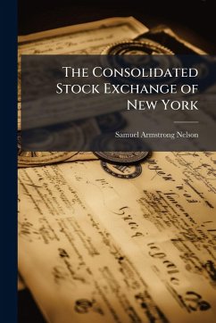 Cover The Consolidated Stock Exchange of New York
