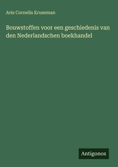 Cover Bouwstoffen voor een geschiedenis van den Nederlandschen boekhandel