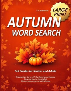 Cover Autumn Word Search Large Print
