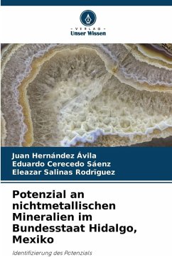 Potenzial an nichtmetallischen Mineralien im Bundesstaat Hidalgo, Mexiko Cover Potenzial an nichtmetallischen Mineralien im Bundesstaat Hidalgo, Mexiko