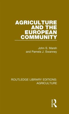 Agriculture and the European Community Cover Agriculture and the European Community