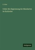 Ueber die Abgrenzung der Mundarten im Kurkreise Ueber die Abgrenzung der Mundarten im Kurkreise