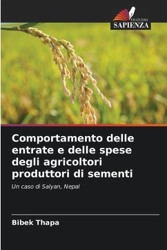 Cover Comportamento delle entrate e delle spese degli agricoltori produttori di sementi