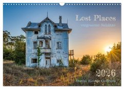 Cover Lost Places - vergessene Schätze (Wandkalender 2026 DIN A3 quer), CALVENDO Monatskalender