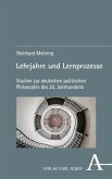 Lehrjahre und Lernprozesse Lehrjahre und Lernprozesse