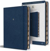 KJV Holy Bible, Large Print Handy Size Format, Blue Premium Imitation Leather with Ribbon Marker, Red Letter, Thumb Index KJV Holy Bible, Large Print Handy Size Format, Blue Premium Imitation Leather with Ribbon Marker, Red Letter, Thumb Index