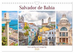 Salvador de Bahia - bunt, quirlig und einzigartig (Wandkalender 2026 DIN A4 quer), CALVENDO Monatskalender