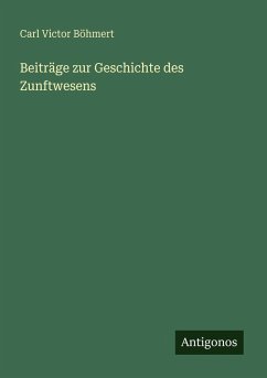 Cover Beiträge zur Geschichte des Zunftwesens