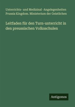 Cover Leitfaden für den Turn-unterricht in den preussischen Volksschulen