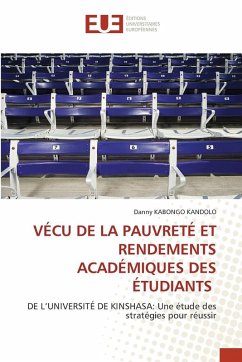 Cover VÉCU DE LA PAUVRETÉ ET RENDEMENTS ACADÉMIQUES DES ÉTUDIANTS
