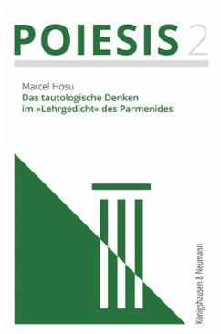 Das tautologische Denken im 'Lehrgedicht' des Parmenides Cover Das tautologische Denken im 'Lehrgedicht' des Parmenides