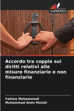 Cover Accordo tra coppie sui diritti relativi alle misure finanziarie e non finanziarie