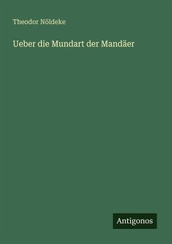 Cover Ueber die Mundart der Mandäer