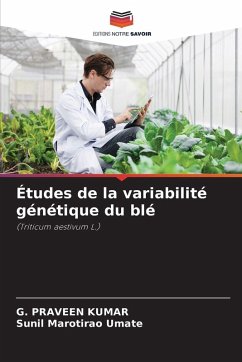 Études de la variabilité génétique du blé Cover Études de la variabilité génétique du blé