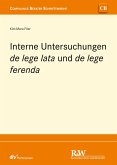 Interne Untersuchungen de lege lata und de lege ferenda (eBook, ePUB)