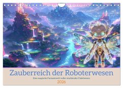 Zauberreich der Roboterwesen (Wandkalender 2026 DIN A4 quer), CALVENDO Monatskalender Zauberreich der Roboterwesen (Wandkalender 2026 DIN A4 quer), CALVENDO Monatskalender