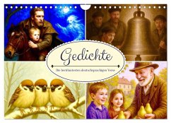 Cover Gedichte. Die berühmtesten deutschsprachigen Verse (Wandkalender 2026 DIN A4 quer), CALVENDO Monatskalender